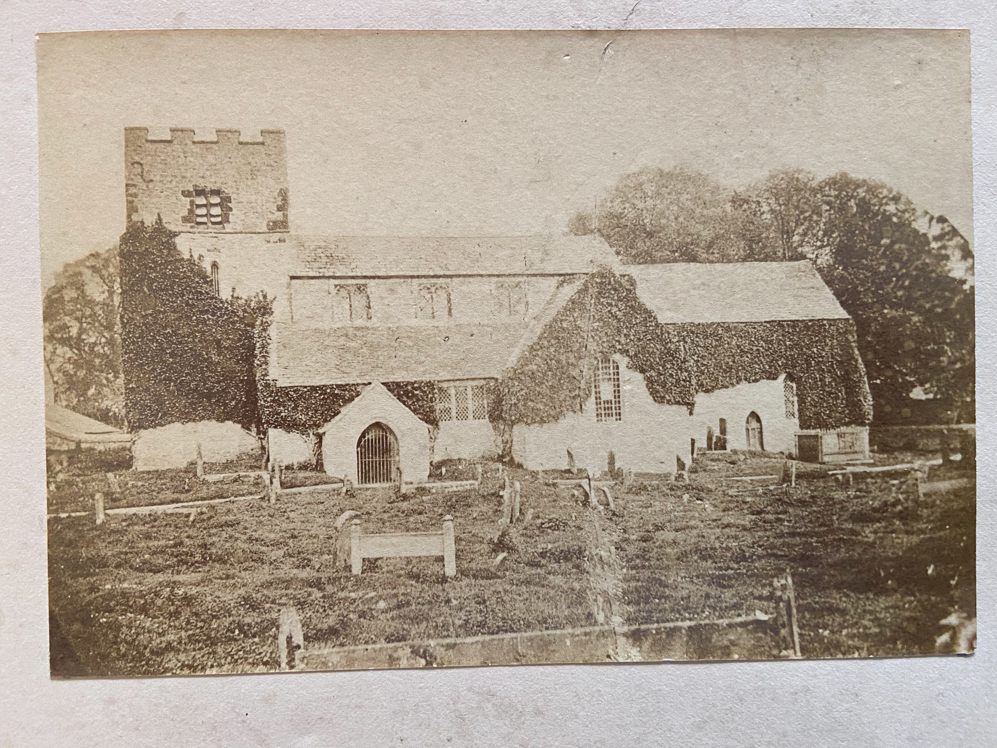 Evenley Village Church c. 1860. Pre Rebuild.